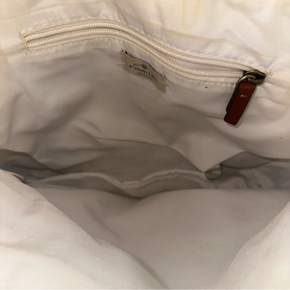 St. John's Bay Brown and Red Shoulder Bag with Sophisticated Design - Picture 5 of 7